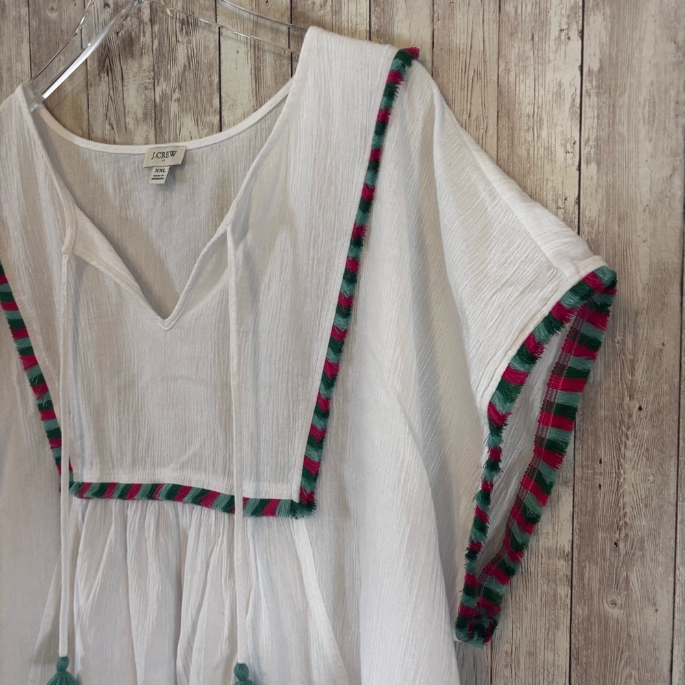 J. Crew Fringe Beach Tunic - Picture 2 of 6